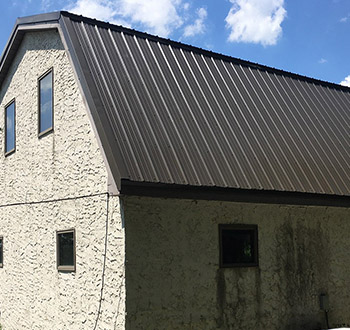 Metal Roofing on Barn